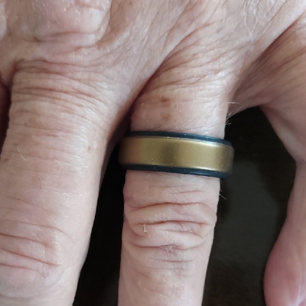 Men's Silicon Band Ring Pack (4)